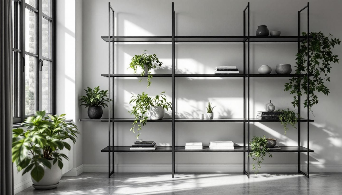 Maximiser l'espace avec style : pourquoi opter pour des étagères murales en métal ?